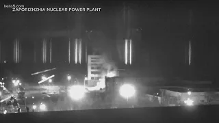 Security footage: Russian troops attack, take control of Europe's largest nuclear power plant