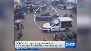 Saksi: CCTV video bago ang pamamaril na ikinasawi ng 4 na sundalo, sinisiyasat ng NBI