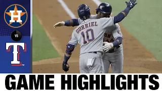 Astros vs. Rangers Game Highlights (9/13/21) | MLB Highlights