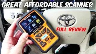FOXWELL NT301 OBD SCANNER REVIEW READ ENGINE LIGHT RESET ENGINE LIGHT