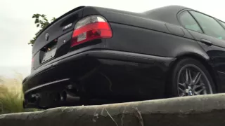 BMW E39 M5 SuperSprint X-pipe and muffler delete