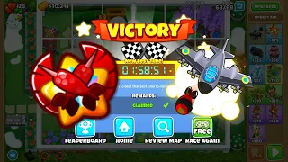2nd Place! BTD6 Race "Closing Time" - 1:58.51