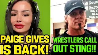 WWE Paige Is Back! Chris Jericho Injured! Wrestlers Call Out Sting! Zelina Vega’s WWE Role! WWE News