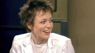 Laurie Anderson on Letterman, May 8, 1984