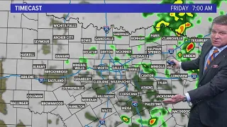 DFW Weather | Scattered rain expected Thursday, Friday in 14 day forecast
