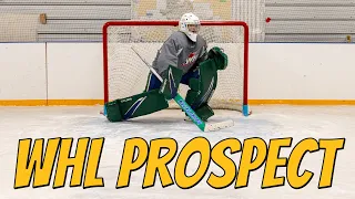 WHL Hockey Goalie Prospect Coaching Session