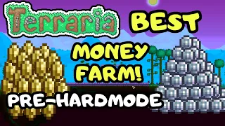 BEST AFK TERRARIA MONEY FARM PRE HARDMODE! Quick Step By Step Guide! Beginners Guide! Early Game!