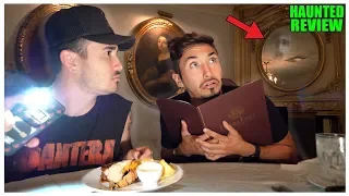 Eating At The Most HAUNTED Reviewed Restaurant (TERRIFYING)