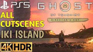 Ghost of Tsushima Director's Cut Iki Island DLC All Cutscenes (PS5) 4K 60FPS HDR Full Movie Ultra HD