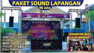 PAKET SOUND LAPANGAN MINIMALIS HARGA 96 JUTA SIAP KONSER