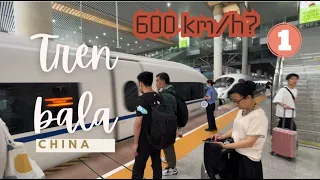 🏁❤️‍🔥600 km/h?...PRIMERA VEZ en un TREN BALA en CHINA...