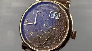 A. Lange & Söhne Little Lange 1 Guilloche Dial 181.037 A. Lange & Söhne Watch Review