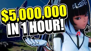 How To Make 5+ Million Meseta In 1 Hour With Relentless Training Across Halpha | PSO2NGS Guide