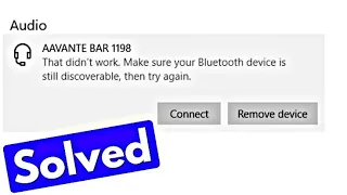 That didn't work make sure your bluetooth device windows 10 ! Bluetooth Not working