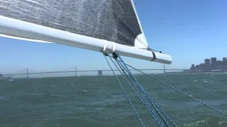 "Outsider", Azzura 310 - July 2015 on San Francisco Bay