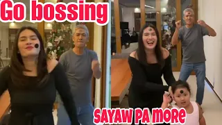 Vic sotto hataw sa pagsayaw kasama si Pauleen Luna at tali