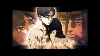 🕊️ Eren's Death 🕊️     Set Fire To The Rain     AOT ◂ 𝙰𝙼𝚅 ∫ 𝙴𝙳𝙸𝚃 ┆▸ 4K #viral  #shorts #anime SK