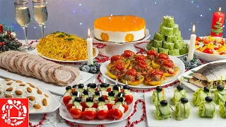 Menu for the New Year 2021! I cook 10 dishes for the HOLIDAY TABLE: cake, salads, snacks, meat