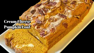 Pumpkin Cream Cheese Loaf #pumpkinspice