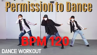 [DANCE WORKOUT] BPM120 - Permission to Dance (퍼미션 투 댄스) -BTS (방탄소년단)/Mirror Mode 거울모드