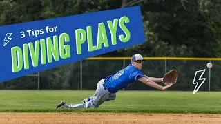 3 Pro tips for INFIELD DIVING PLAYS - Baseball fielding tips