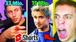 CLASHGAMES reagiert auf VIRALE YOUTUBE SHORTS! 😲 (iCrimax, Julien Bam)