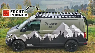 Wir montieren nen Front Runner Dachträger mit Lightbar und Heckleiter auf dem VW T6 🤩 FREUNDSHIP