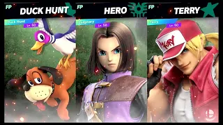 Super Smash Bros Ultimate Amiibo Fights EX Duck Hunt vs Luminary vs Terry