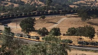 Tehachapi Loop - Military Train - 4k