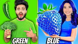 Eating Only One Color Food For 24 Hours @ThatWasCrazy