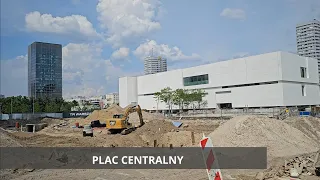 Warszawa / Warsaw Plac Centralny - stan prac / Construction of central square update 25.05.2024