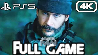 CALL OF DUTY MODERN WARFARE PS5 Gameplay Walkthrough FULL GAME (4K 60FPS) No Commentary