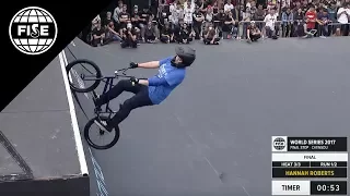 Hannah Roberts: 1st Final UCI BMX Freestyle Park World Cup Women's - FISE World Series Chengdu