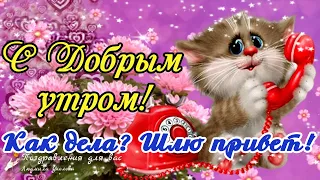 🌺☕️ С Добрым Утром! Шлю Привет! Передаю хорошее настроение!