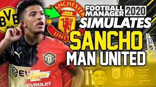 Football Manager Simulates - Sancho at Manchester United