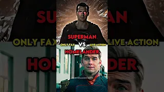 Superman vs Homelander #shorts #dc #marvel #theboys