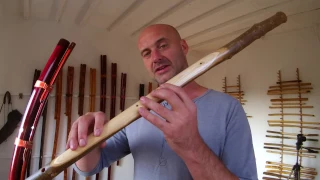 Romanian Kaval (Caval) Basic Tutorial "Finger postion and how to hold the flute"