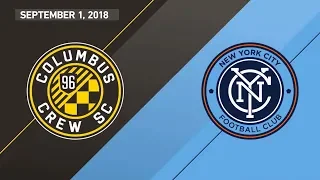 HIGHLIGHTS: Columbus Crew SC vs. New York City FC | September 1, 2018