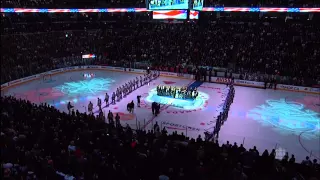 HNIC - Remembrance Day Ceremony - Rangers vs Leafs - Nov 8th 2014 (HD)