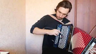 Казахская песня " Шудын бойында " на гармошке. + Разбор.