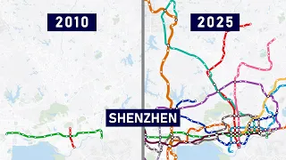 Evolution of the Shenzhen Metro 2004-2025 (animation)