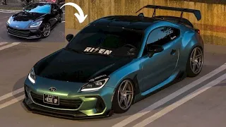 Building a 2022 BRZ / GR86 In 10 Minutes *CRAZY TRANSFORMATION*