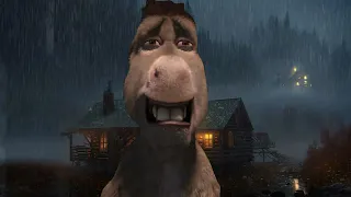 Staring Donkey Face Meme Shrek house. Collection Meme #16