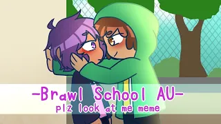 BRAWL STARS SCHOOL MEME LEON X SANDY