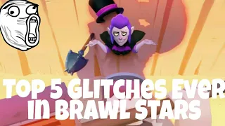 Top 5 Best Ever Glitches in Brawl Stars || Hawkeyes Compilation