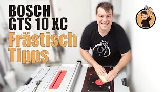 BOSCH GTS 10 XC als Frästisch. Meine 50 Cent zum Thema | Nachdenksport