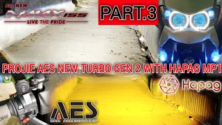 #REVIEW PROJIE AES NEW TURBO GEN 2 WITH HAPAG MP1 NMAX NEW 2020 PART.3 @aderiyan29