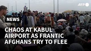 Chaos at Kabul airport as frantic Afghans try to flee | AFP