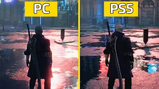 Devil May Cry 5 Special Edition PS5 Vs PC Graphics Comparison 4K (PS5 Ray Tracing)