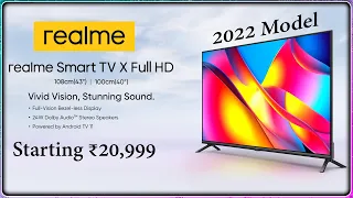 Realme Smart TV X 40 Inch & 43 Inch LAUNCHED Starting ₹20,999 🔥 Overview 🔥 Just an Update